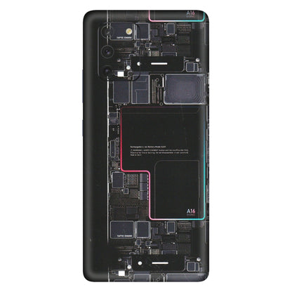 Samsung A/S Series Phone Skins (All Models) - Motherboard Circuit Layout - Matte Finish (M-117) Samsung Galaxy S10 Lite