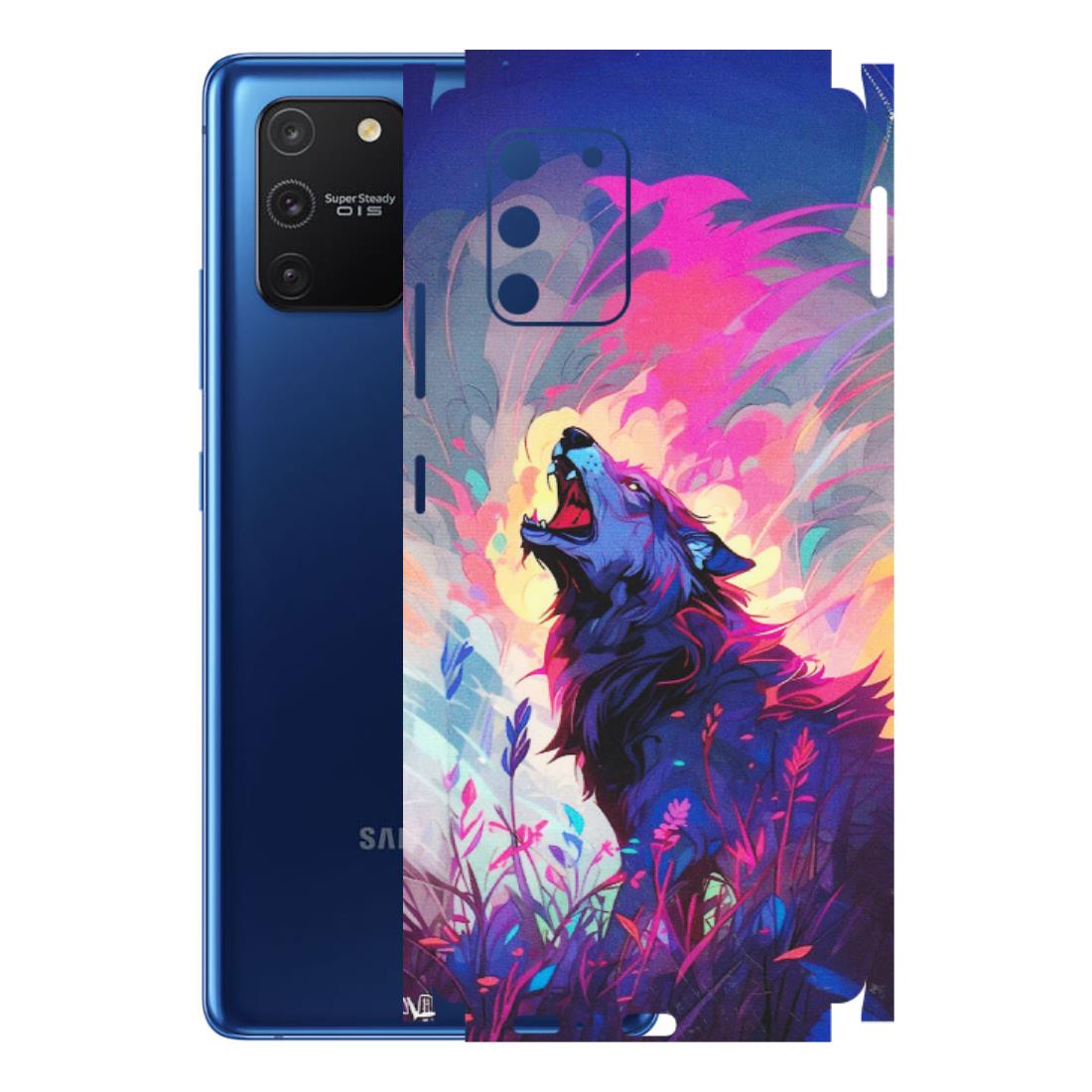 Samsung A/S Series Phone Skins (All Models) - New Wild Wolf Abstract - Matte Finish (M-125) Samsung Galaxy S10 Lite