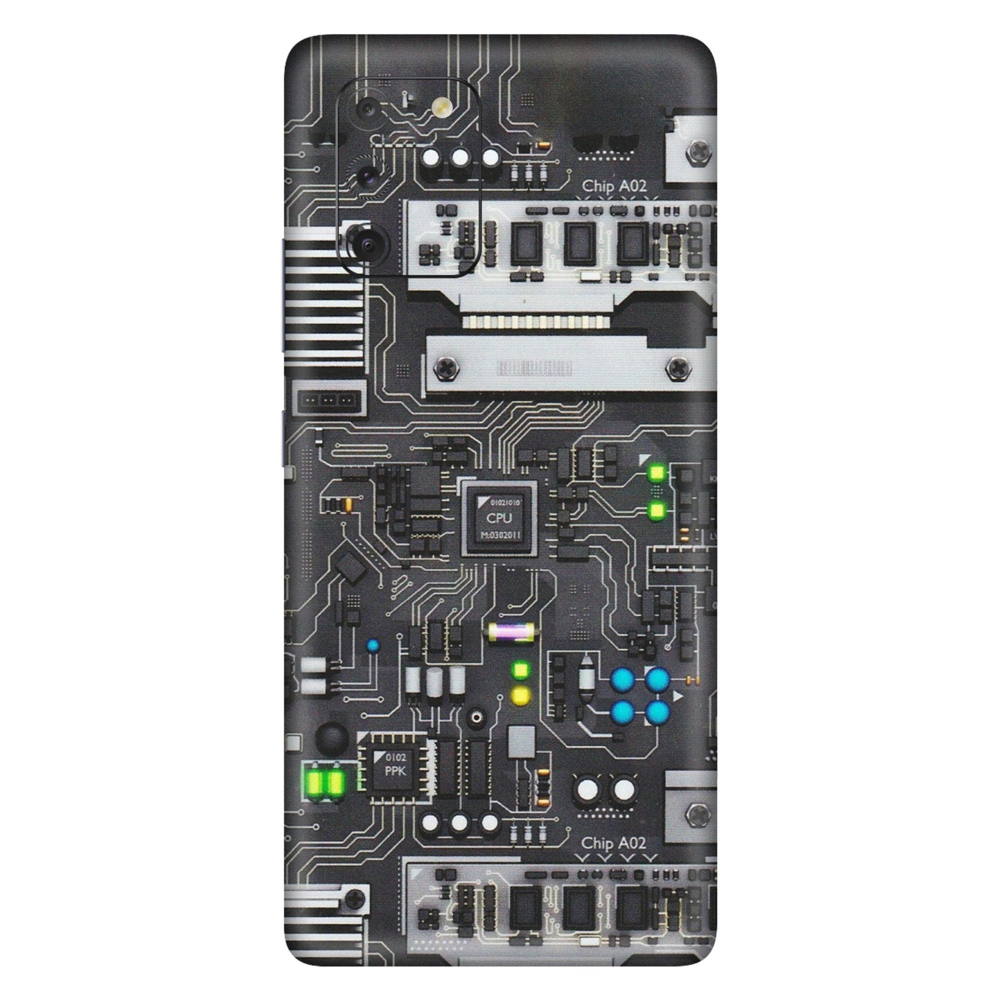 Samsung A/S Series Phone Skins (All Models) - Motherboard Internals - Matte Finish (M-135) Samsung Galaxy S10 Lite