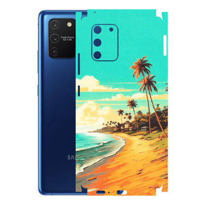 Samsung A/S Series Phone Skins (All Models) - Miami Beach - Matte Finish (M-136) Samsung Galaxy S10 Lite