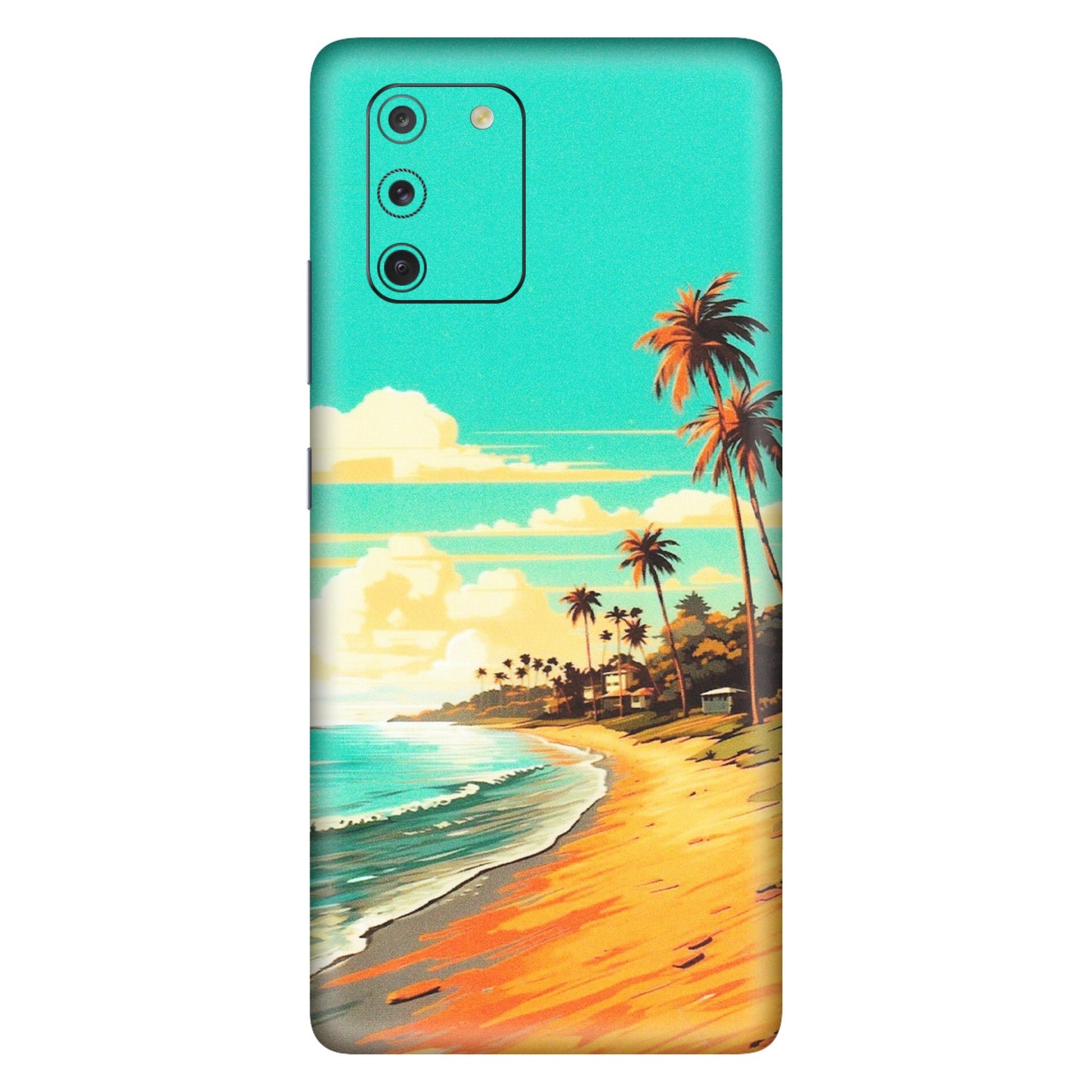 Samsung A/S Series Phone Skins (All Models) - Miami Beach - Matte Finish (M-136) Samsung Galaxy S10 Lite