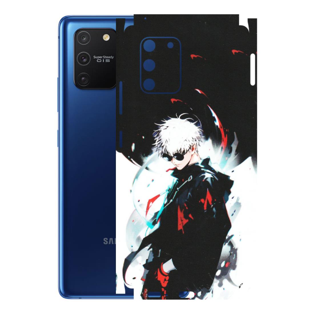 Samsung A/S Series Phone Skins (All Models) - Gojo Powerful Charater Kaisen Anime - Matte Finish (M-144) Samsung Galaxy S10 Lite