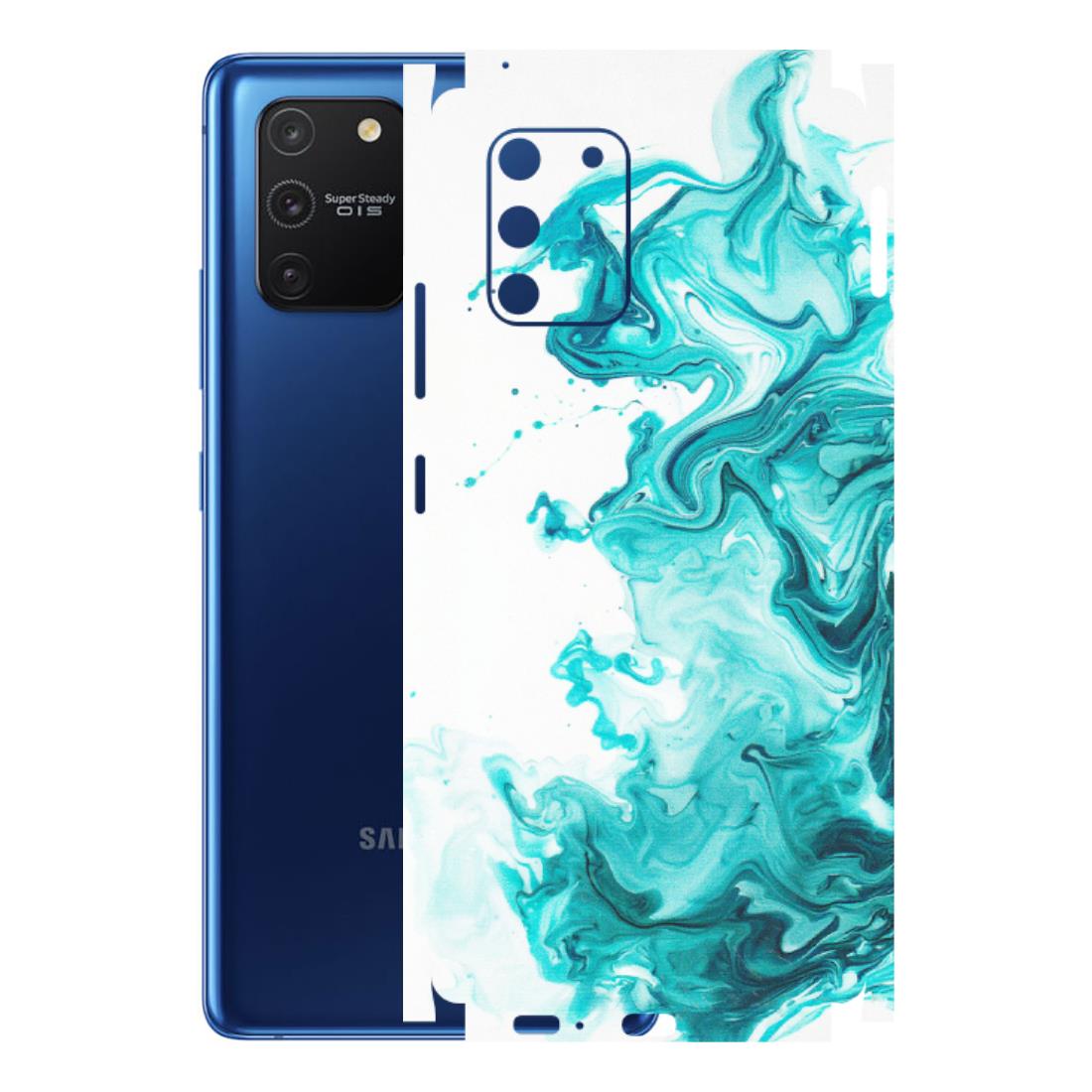 Samsung A/S Series Phone Skins (All Models) - Sky Blue Abstract Colour - Matte Finish (M-146) Samsung Galaxy S10 Lite
