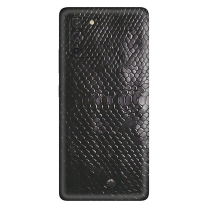 Samsung A/S Series Phone Skins (All Models) - Black Snack Leather - Matte Finish (M-147) Samsung Galaxy S10 Lite