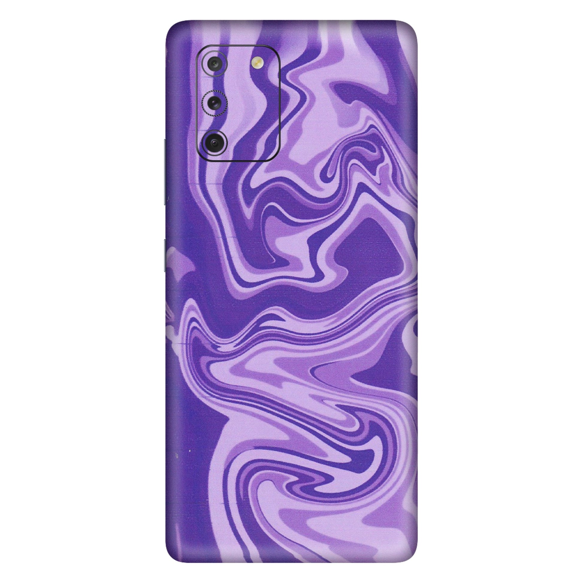 Samsung A/S Series Phone Skins (All Models) - Hazy Purple Nights - Matte Finish (M-14) Samsung Galaxy S10 Lite