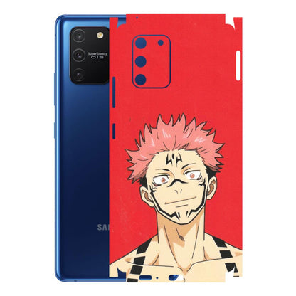 Samsung A/S Series Phone Skins (All Models) - Ryomen Sukuna Fun Anime - Matte Finish (M-153) Samsung Galaxy S10 Lite