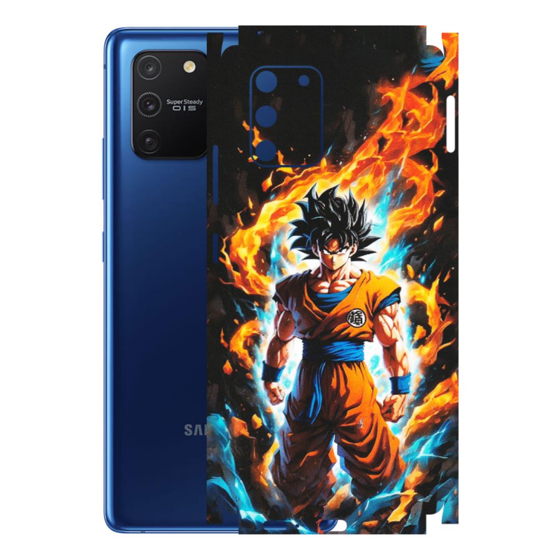 Samsung A/S Series Phone Skins (All Models) - Goku Transformation Anime - Matte Finish (M-159) Samsung Galaxy S10 Lite