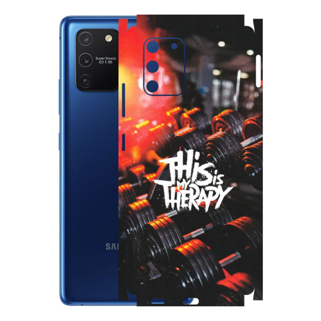 Samsung A/S Series Phone Skins (All Models) - GYM Lover Therapy - Matte Finish (M-160) Samsung Galaxy S10 Lite