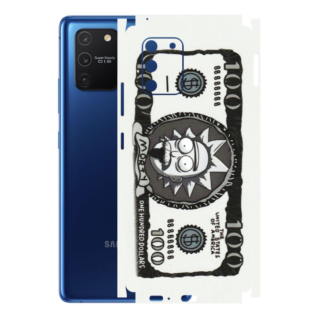Samsung A/S Series Phone Skins (All Models) - Rick And Morty Hundred Dollar Anime - Matte Finish (M-161) Samsung Galaxy S10 Lite