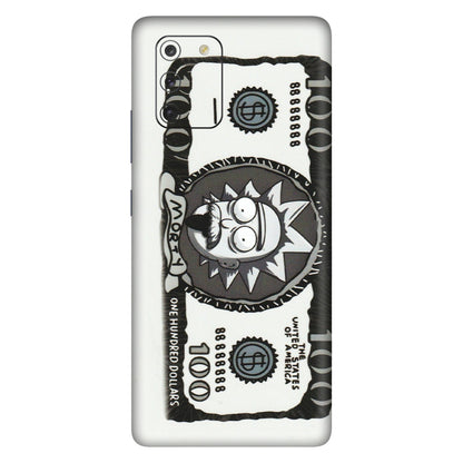Samsung A/S Series Phone Skins (All Models) - Rick And Morty Hundred Dollar Anime - Matte Finish (M-161) Samsung Galaxy S10 Lite