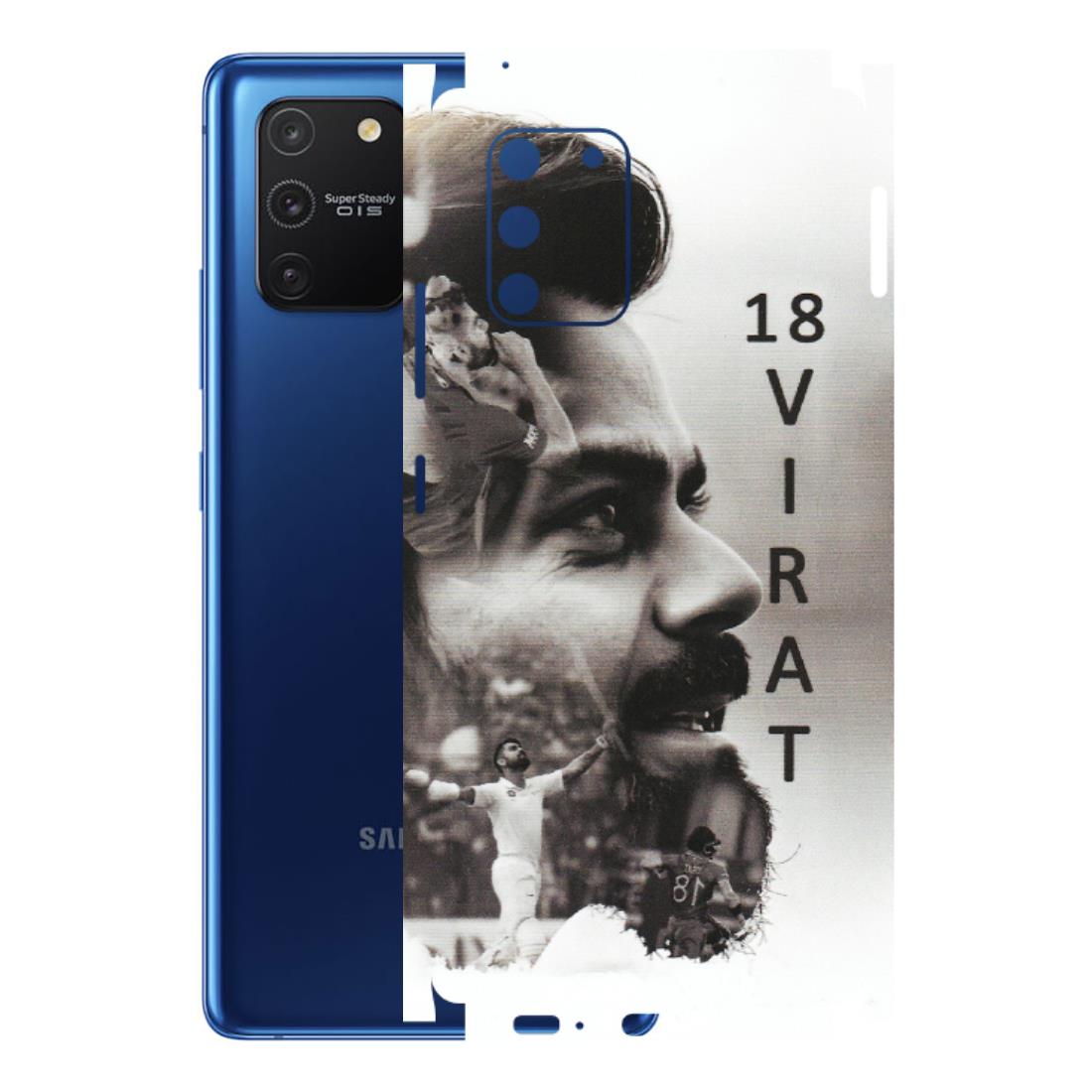 Samsung A/S Series Phone Skins (All Models) - Virat Kohli Cricketer - Matte Finish (M-163) Samsung Galaxy S10 Lite