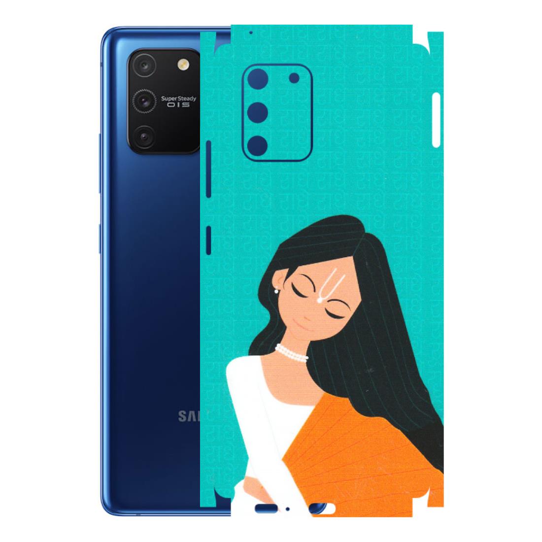 Samsung A/S Series Phone Skins (All Models) - Radhe Radhe With Hindu Symbol - Matte Finish (M-164) Samsung Galaxy S10 Lite