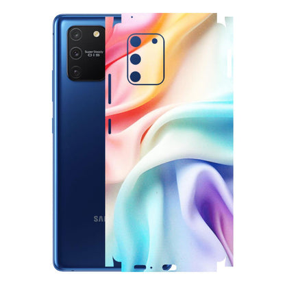 Samsung A/S Series Phone Skins (All Models) - Colourful Silk Cloth - Matte Finish (M-165) Samsung Galaxy S10 Lite