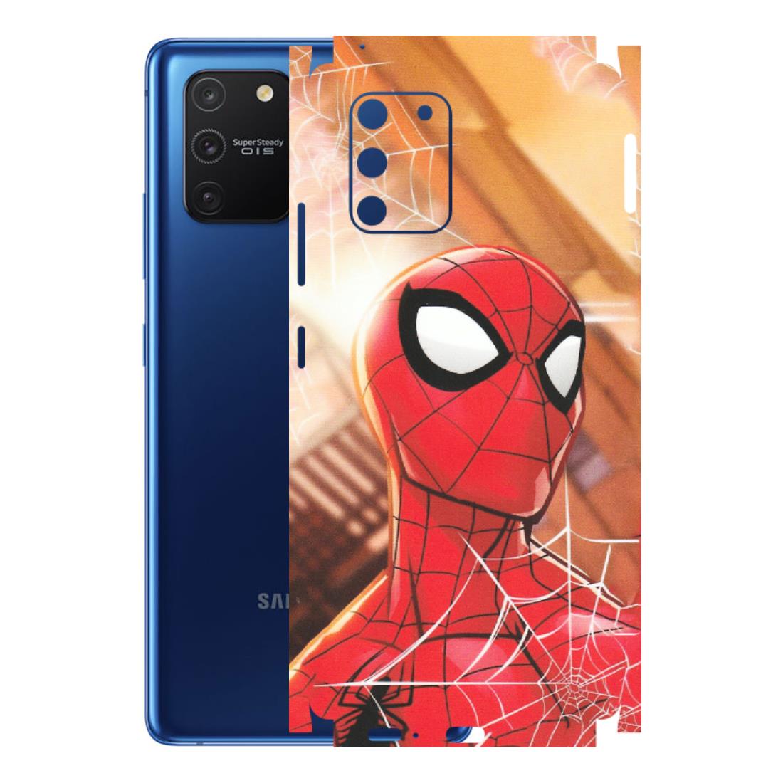 Samsung A/S Series Phone Skins (All Models) - Spiderman Face New - Matte Finish (M-41) Samsung Galaxy S10 Lite