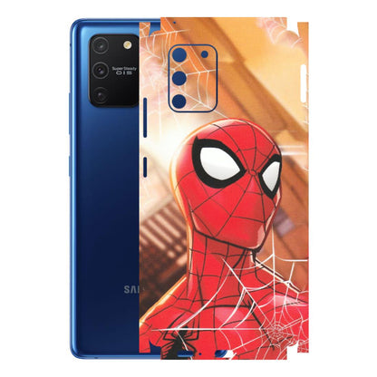 Samsung A/S Series Phone Skins (All Models) - Spiderman Face New - Matte Finish (M-41) Samsung Galaxy S10 Lite