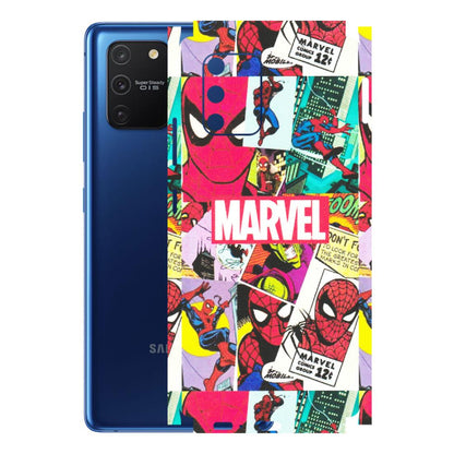 Samsung A/S Series Phone Skins (All Models) - Marvel Comic Spiderman Grafitti - Matte Finish (M-72) Samsung Galaxy S10 Lite