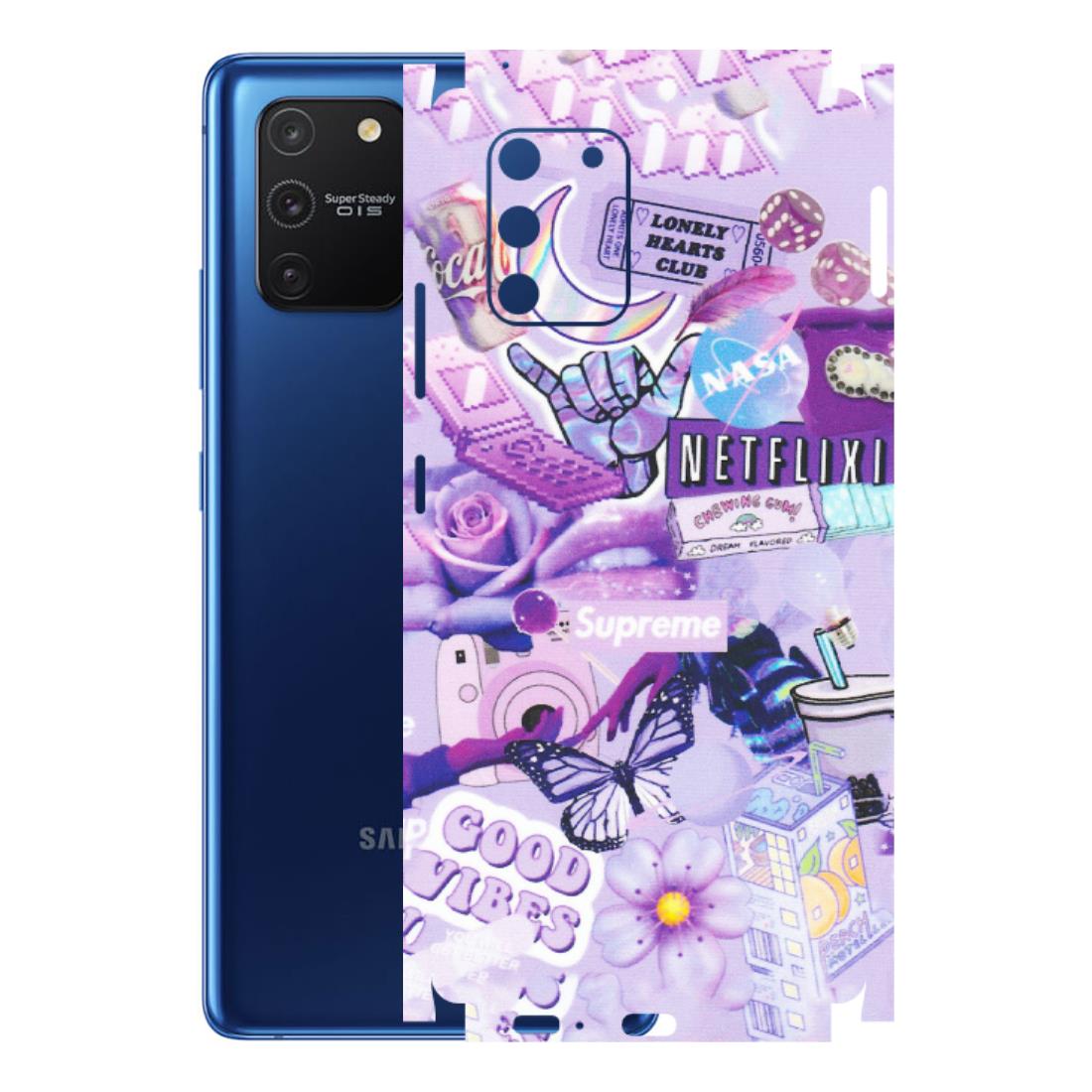 Samsung A/S Series Phone Skins (All Models) - Supreme Purple Magic - Matte Finish (M-88) Samsung Galaxy S10 Lite