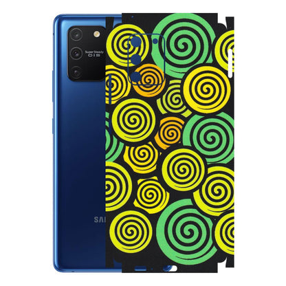Samsung A/S Series Phone Skins (All Models) - Crazy Spiral - Matte Finish (M-91) Samsung Galaxy S10 Lite
