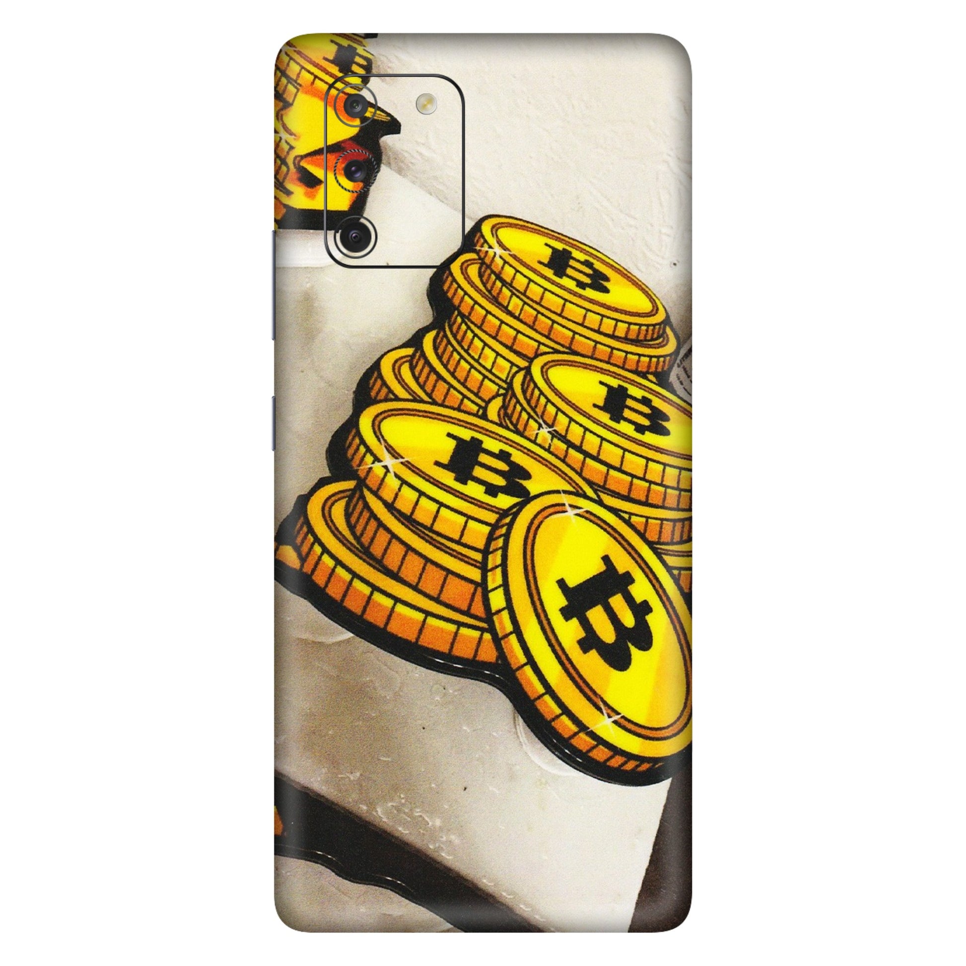 Samsung A/S Series Phone Skins (All Models) - Billionaire Bitcoin Collection - Matte Finish (M-92) Samsung Galaxy S10 Lite