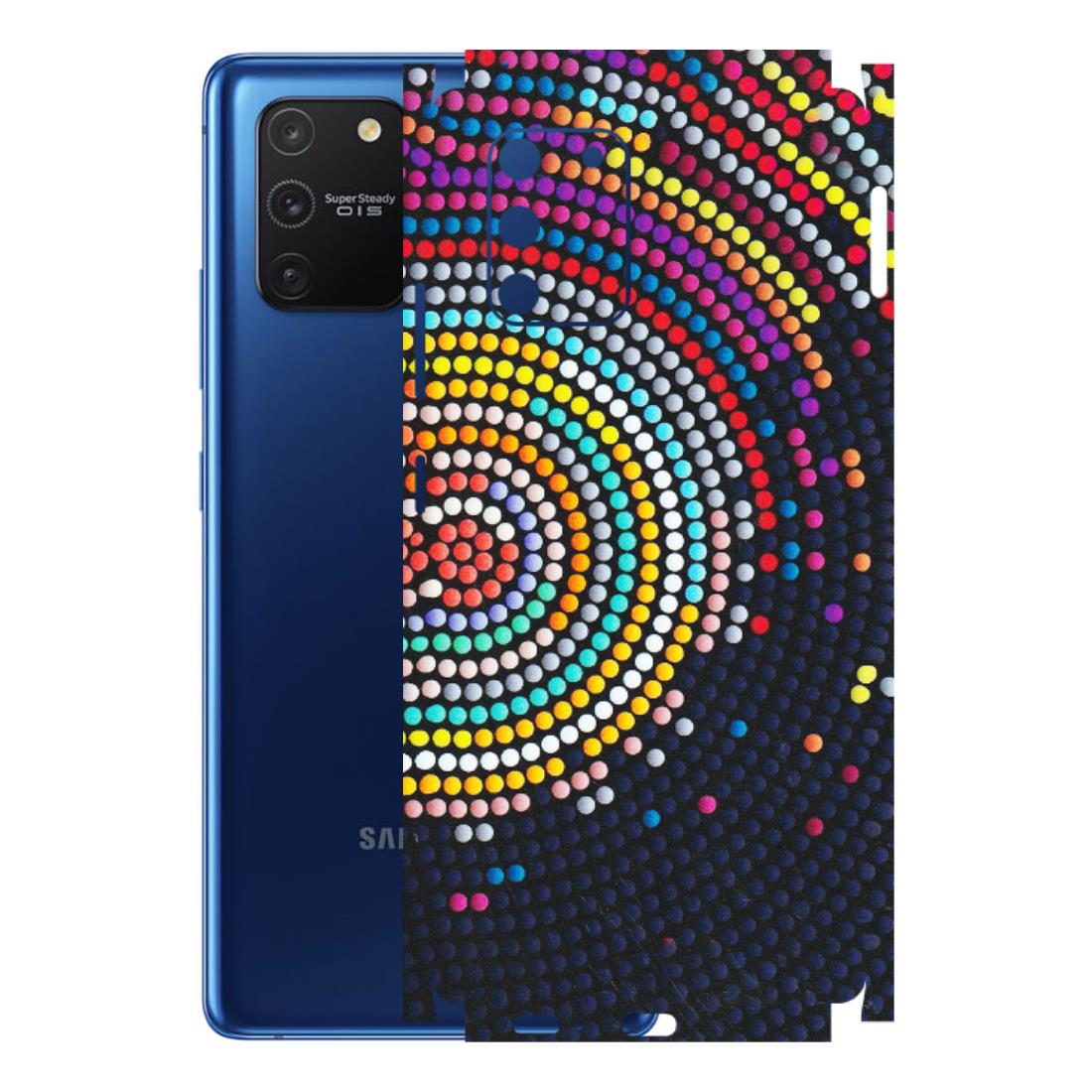 Samsung A/S Series Phone Skins (All Models) - Rainbow Dot Mandala - Matte Finish (M-97) Samsung Galaxy S10 Lite