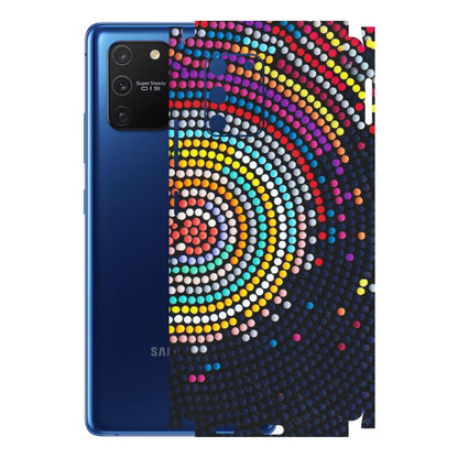 Samsung A/S Series Phone Skins (All Models) - Rainbow Dot Mandala - Matte Finish (M-97) Samsung Galaxy S10 Lite