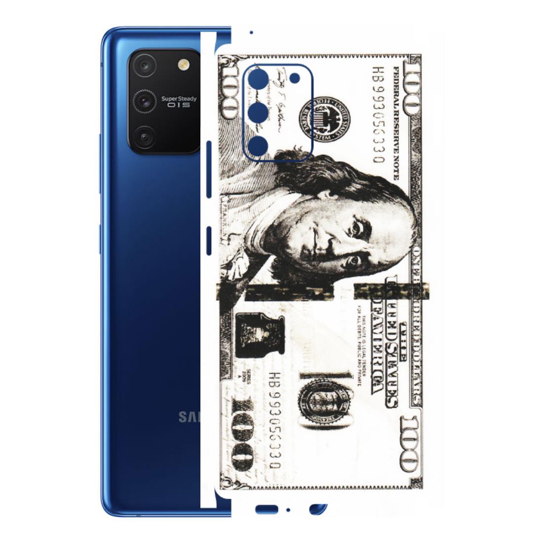 Samsung A/S Series Phone Skins (All Models) - 100 Dollar Currency - Transparent Finish (T-01) Samsung Galaxy S10 Lite