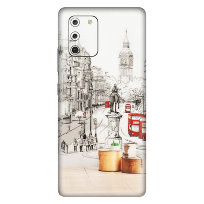 Samsung A/S Series Phone Skins (All Models) - London Street - Transparent Finish (T-02) Samsung Galaxy S10 Lite