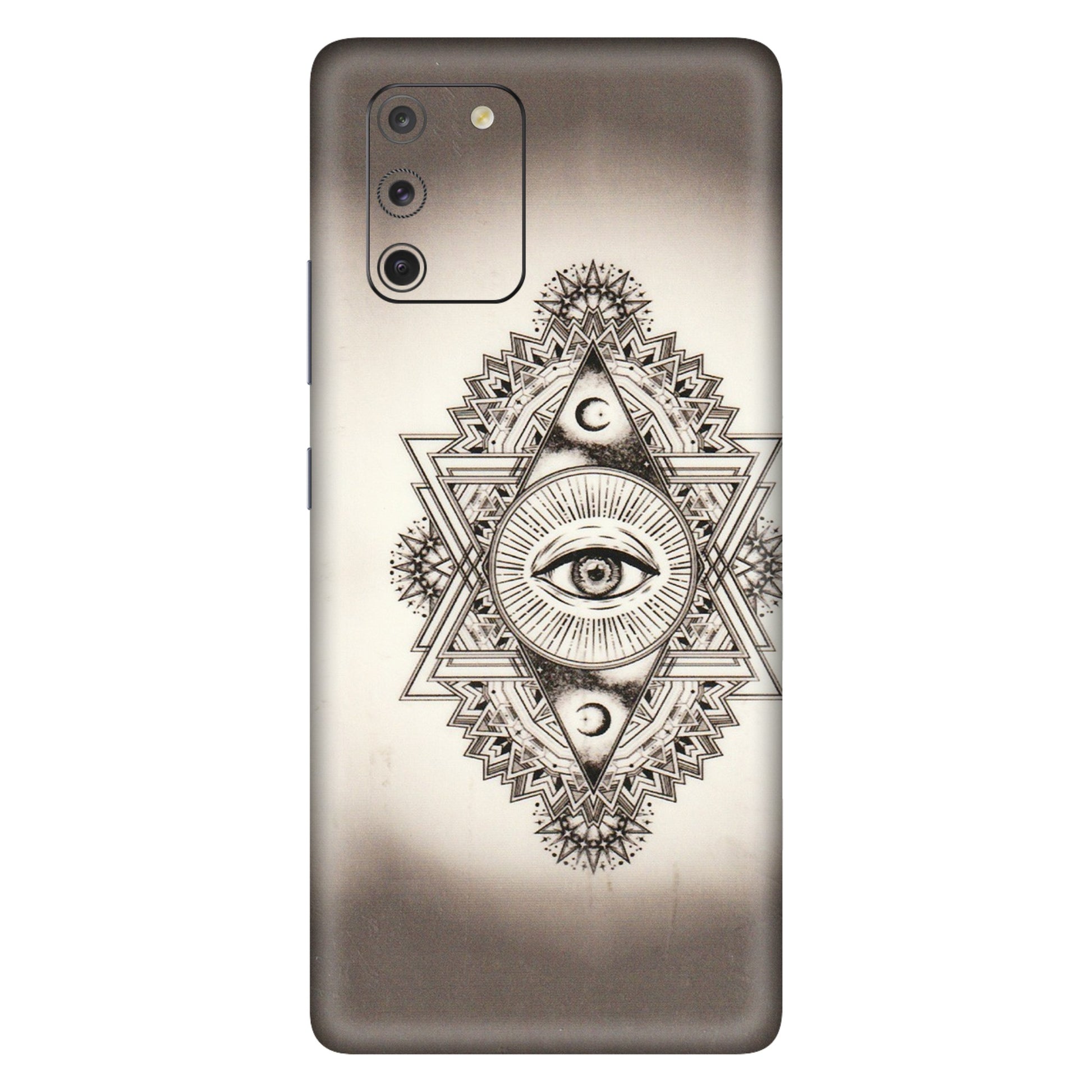 Samsung A/S Series Phone Skins (All Models) - Illuminati Great Eye - Transparent Finish (T-14) Samsung Galaxy S10 Lite