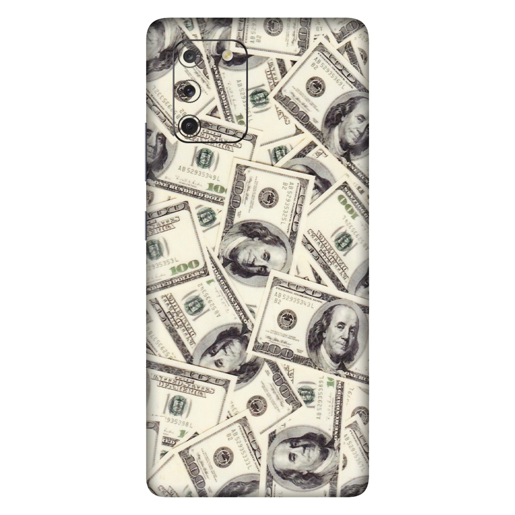 Samsung A/S Series Phone Skins (All Models) - Dollar Lover - Transparent Finish (T-17) Samsung Galaxy S10 Lite