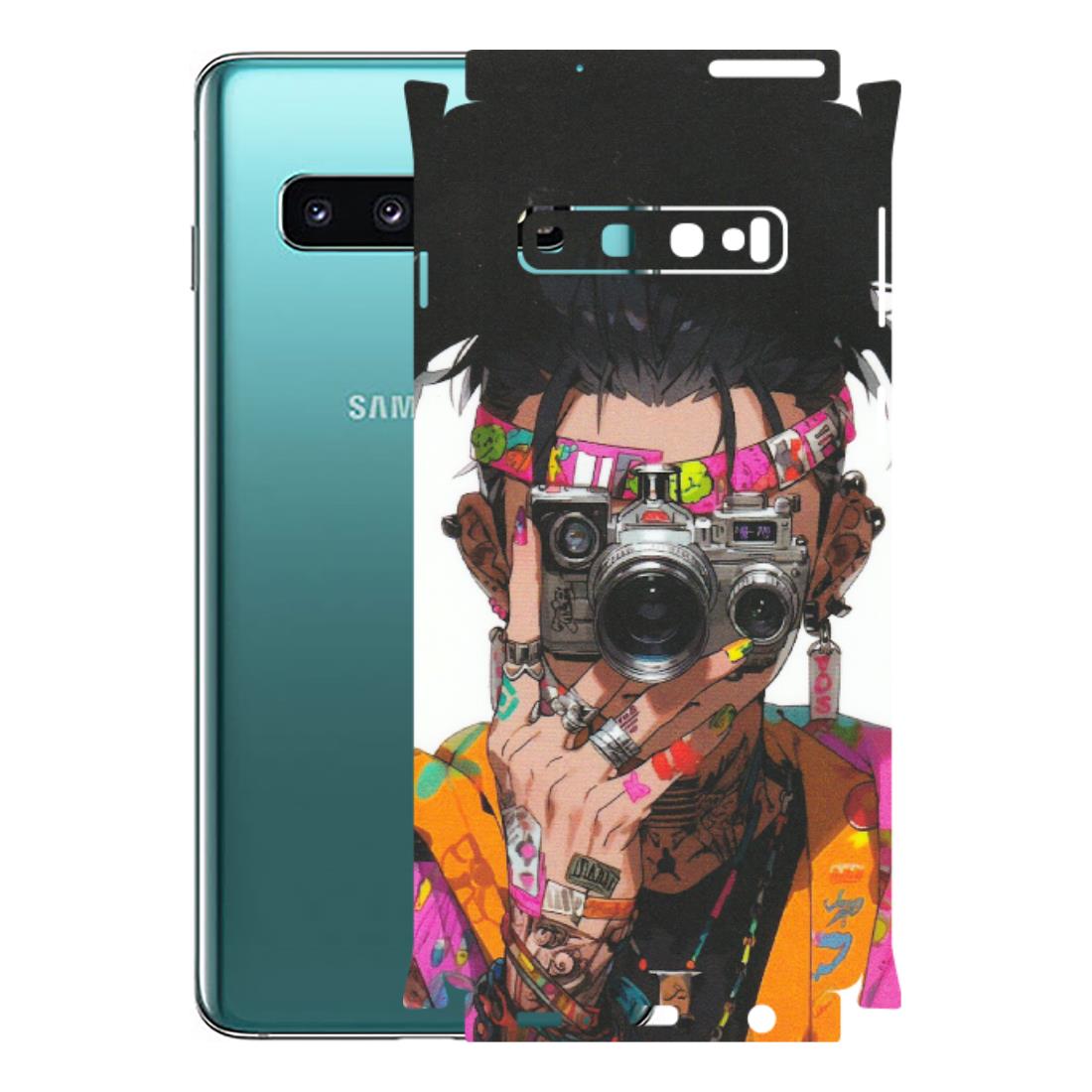 Samsung A/S Series Phone Skins (All Models) - Camera Lover Girl - Matte Finish (M-09) Samsung Galaxy S10