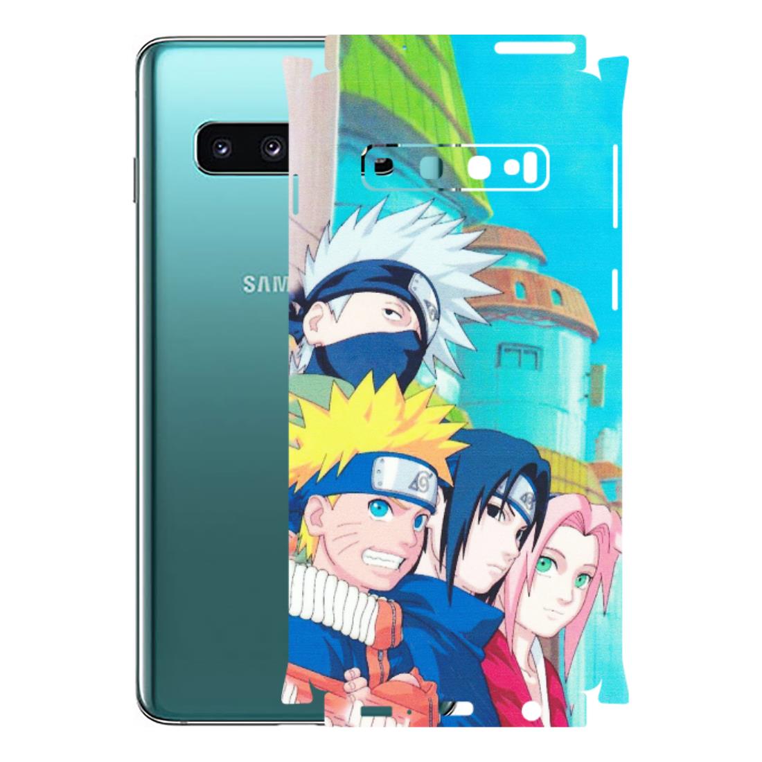 Samsung A/S Series Phone Skins (All Models) - Team Minato And Kakashi - Matte Finish (M-101) Samsung Galaxy S10