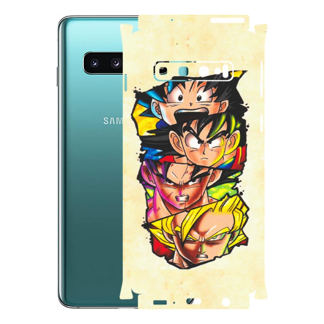 Samsung A/S Series Phone Skins (All Models) - Angry Multi Anime - Matte Finish (M-113) Samsung Galaxy S10