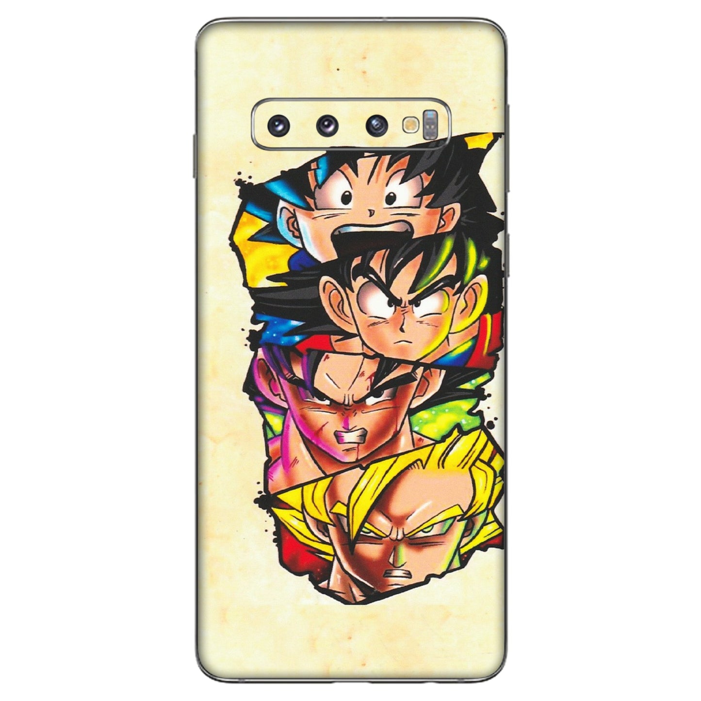 Samsung A/S Series Phone Skins (All Models) - Angry Multi Anime - Matte Finish (M-113) Samsung Galaxy S10