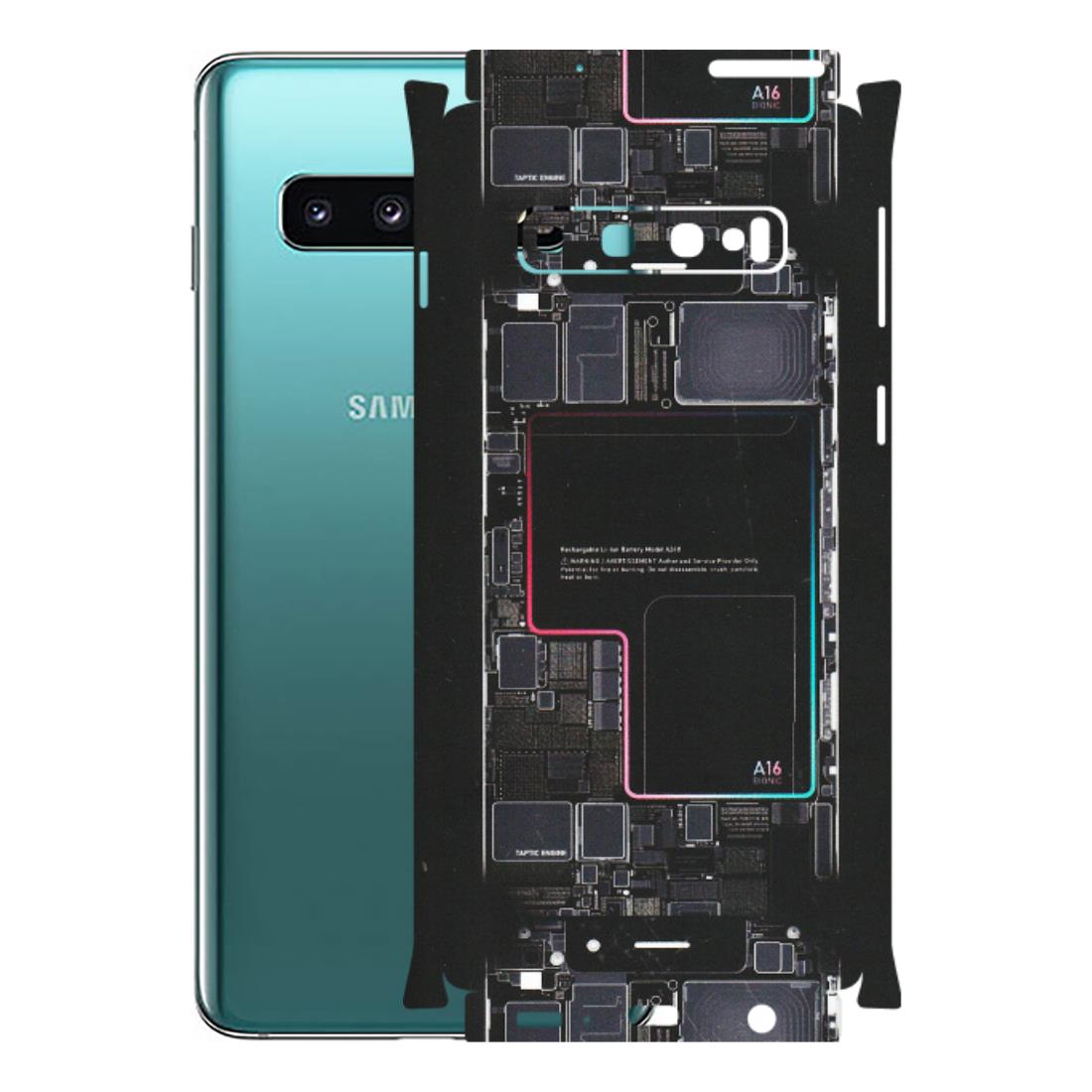 Samsung A/S Series Phone Skins (All Models) - Motherboard Circuit Layout - Matte Finish (M-117) Samsung Galaxy S10
