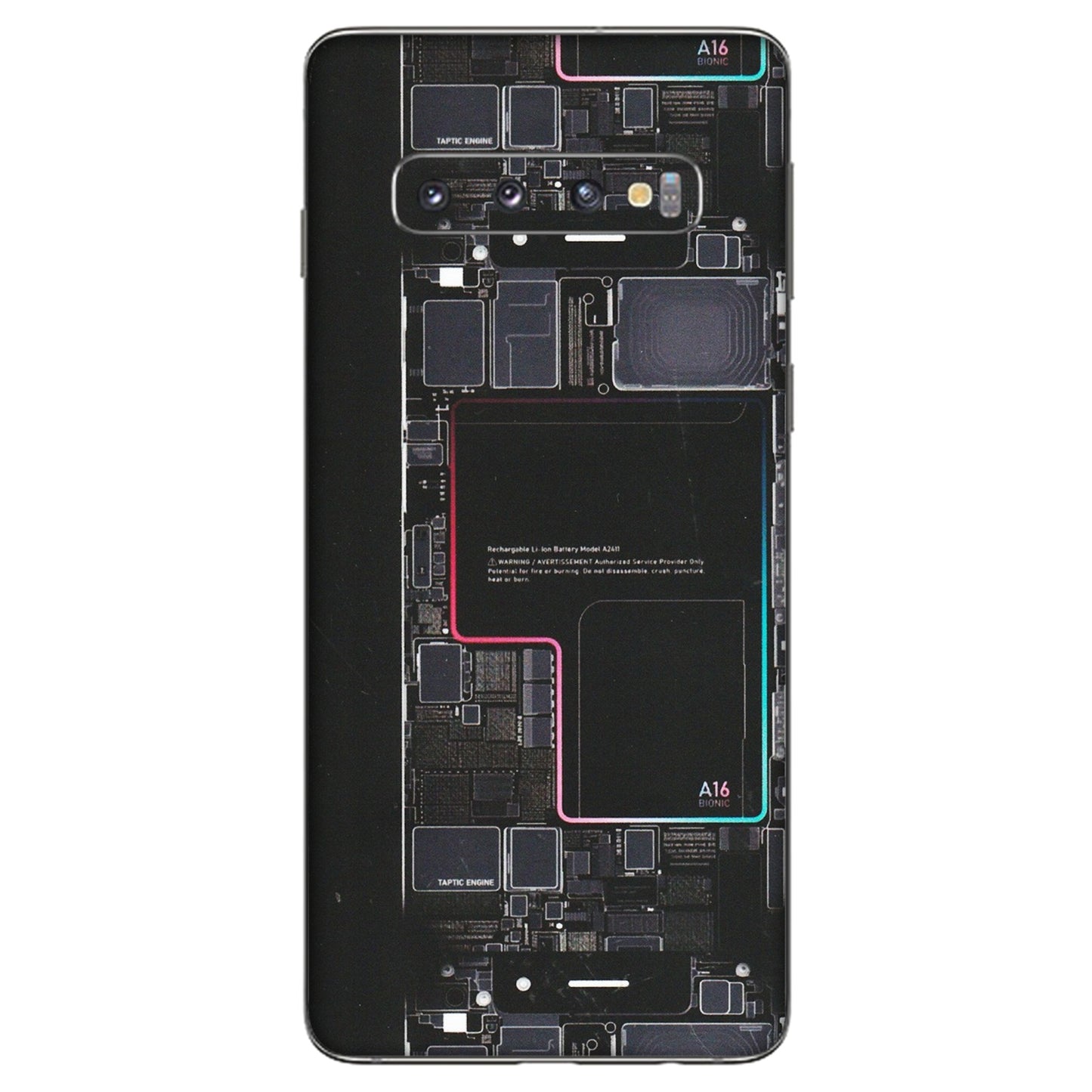 Samsung A/S Series Phone Skins (All Models) - Motherboard Circuit Layout - Matte Finish (M-117) Samsung Galaxy S10