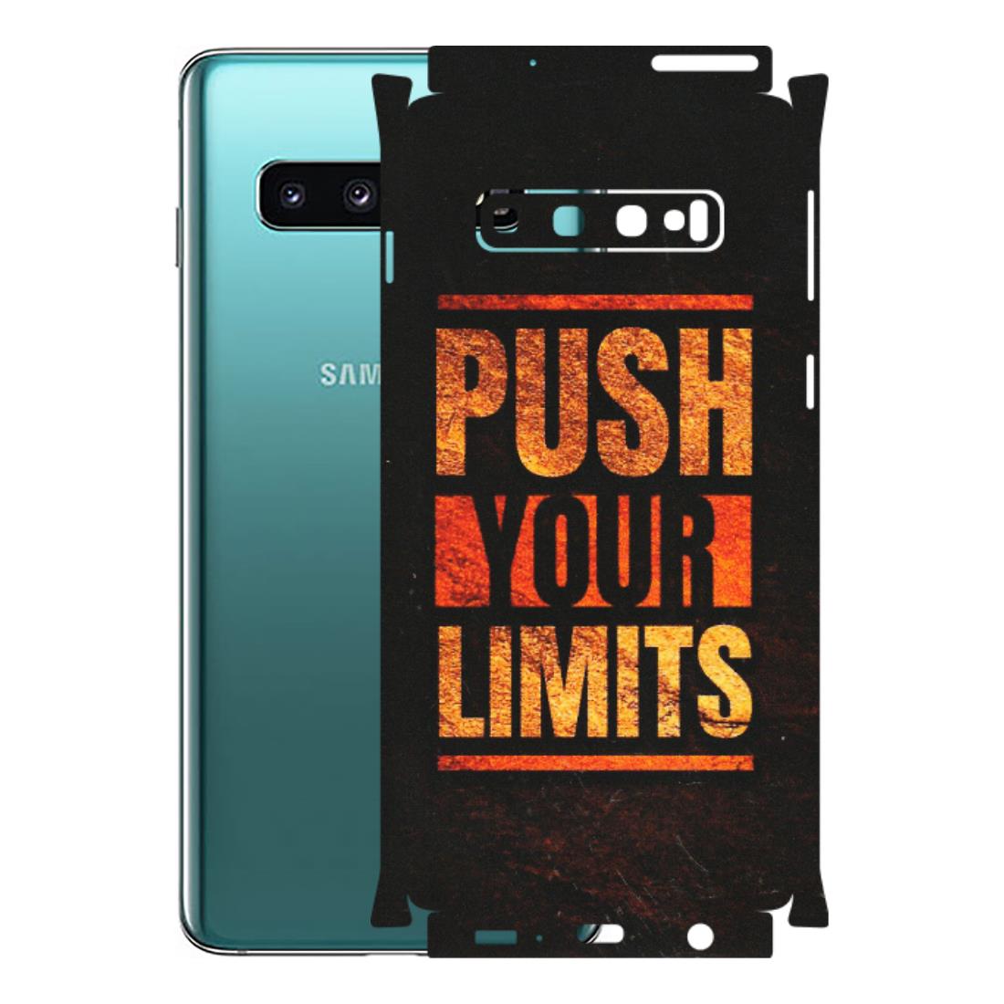 Samsung A/S Series Phone Skins (All Models) - Push Your Limits - Matte Finish (M-118) Samsung Galaxy S10