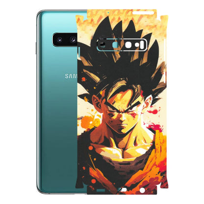 Samsung A/S Series Phone Skins (All Models) - Angry Goku - Matte Finish (M-12) Samsung Galaxy S10