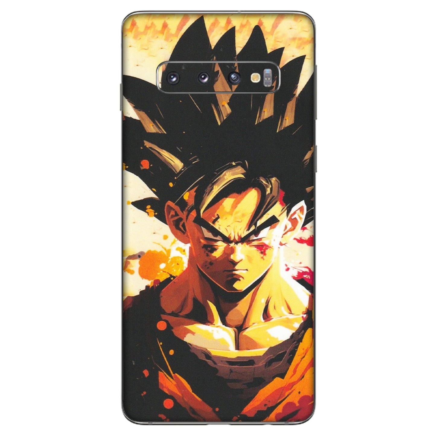 Samsung A/S Series Phone Skins (All Models) - Angry Goku - Matte Finish (M-12) Samsung Galaxy S10