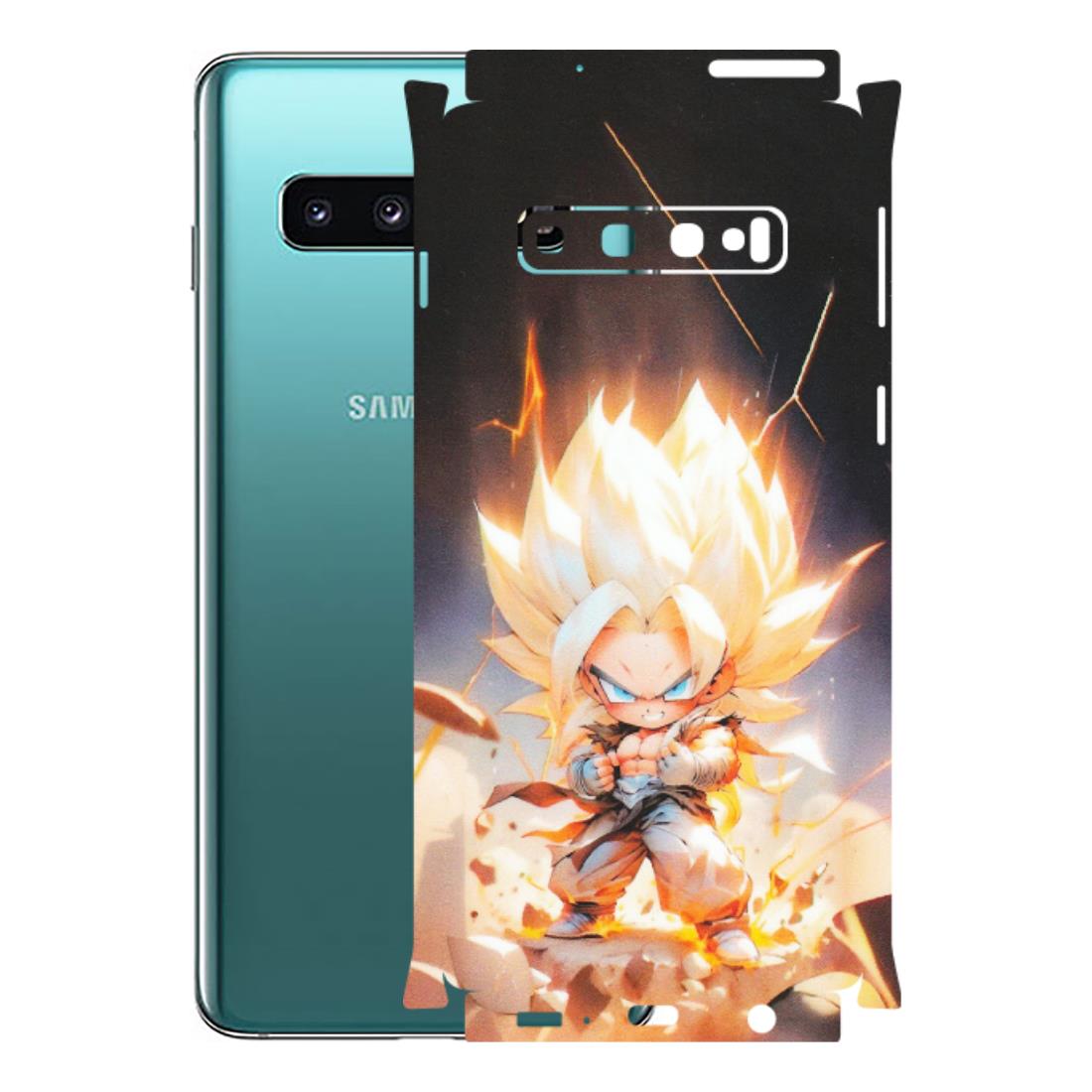 Samsung A/S Series Phone Skins (All Models) - Goku Dragon Cute Anime - Matte Finish (M-131) Samsung Galaxy S10