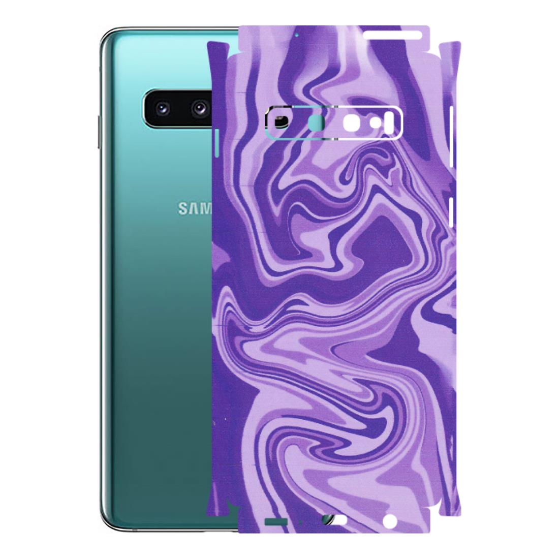 Samsung A/S Series Phone Skins (All Models) - Hazy Purple Nights - Matte Finish (M-14) Samsung Galaxy S10