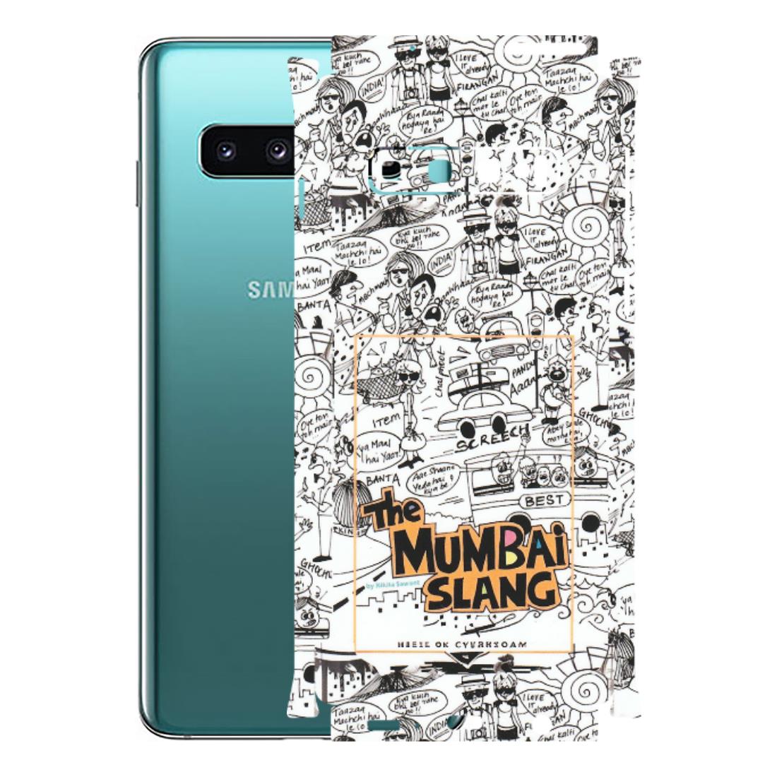 Samsung A/S Series Phone Skins (All Models) - The Mumbai Slang - Matte Finish (M-142) Samsung Galaxy S10
