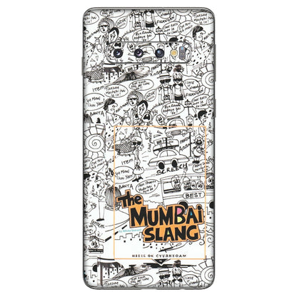 Samsung A/S Series Phone Skins (All Models) - The Mumbai Slang - Matte Finish (M-142) Samsung Galaxy S10