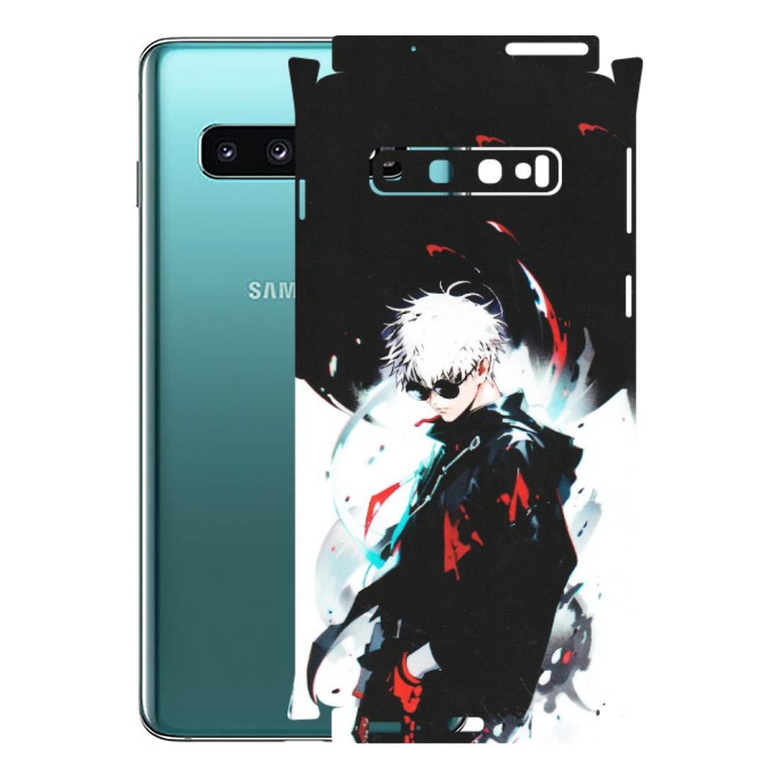 Samsung A/S Series Phone Skins (All Models) - Gojo Powerful Charater Kaisen Anime - Matte Finish (M-144) Samsung Galaxy S10