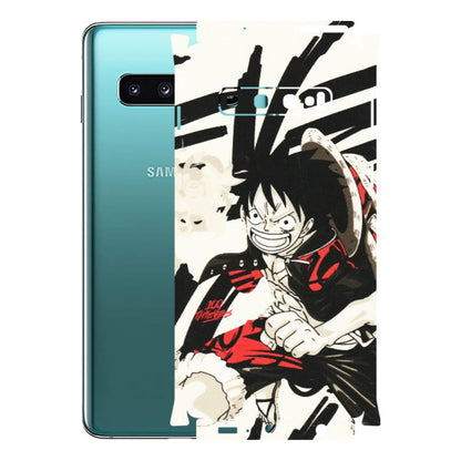Samsung A/S Series Phone Skins (All Models) - Monkey D.Luffy Manga Anime - Matte Finish (M-145) Samsung Galaxy S10