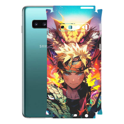 Samsung A/S Series Phone Skins (All Models) - Angry Naruto Anime - Matte Finish (M-148) Samsung Galaxy S10