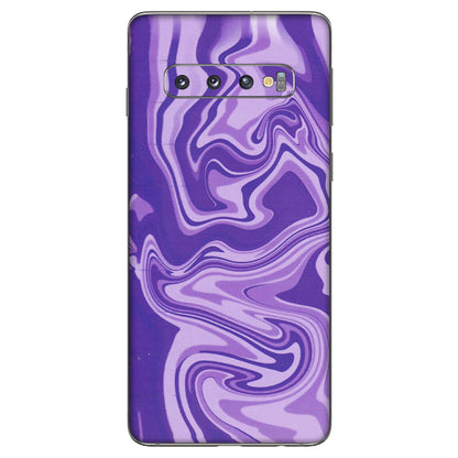 Samsung A/S Series Phone Skins (All Models) - Hazy Purple Nights - Matte Finish (M-14) Samsung Galaxy S10