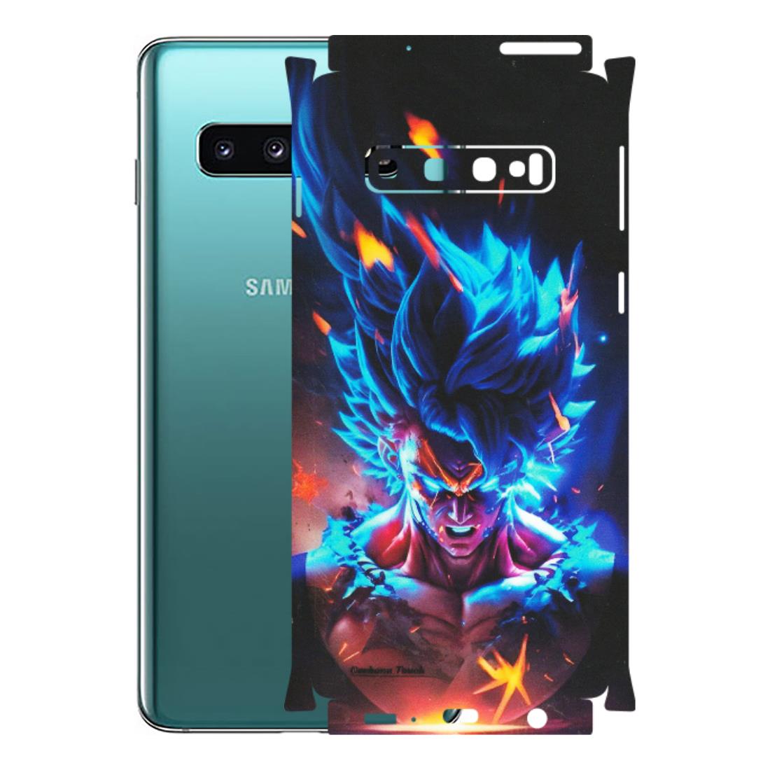 Samsung A/S Series Phone Skins (All Models) - Angry Goku Dragon Ball Anime - Matte Finish (M-150) Samsung Galaxy S10