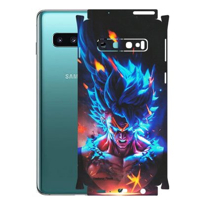 Samsung A/S Series Phone Skins (All Models) - Angry Goku Dragon Ball Anime - Matte Finish (M-150) Samsung Galaxy S10