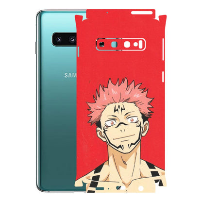 Samsung A/S Series Phone Skins (All Models) - Ryomen Sukuna Fun Anime - Matte Finish (M-153) Samsung Galaxy S10