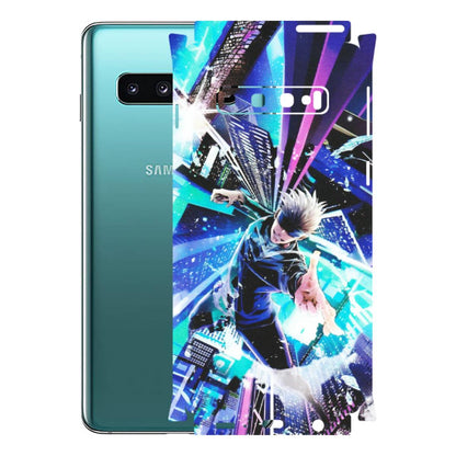 Samsung A/S Series Phone Skins (All Models) - Manga Action Jujustu Kaisen Anime - Matte Finish (M-155) Samsung Galaxy S10